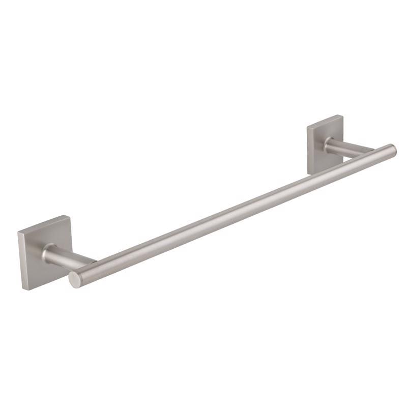 Oakbrook Collection BH-OB5018BN Brushed Nickel Towel Bar 18 in. L Die Cast Zinc