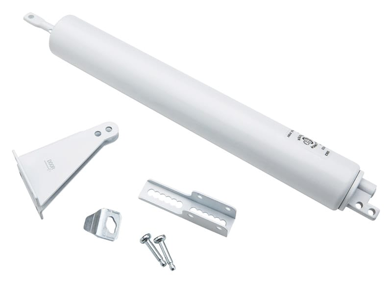 National Hardware N100-039 White Aluminum/Steel Air Controlled Door Closer