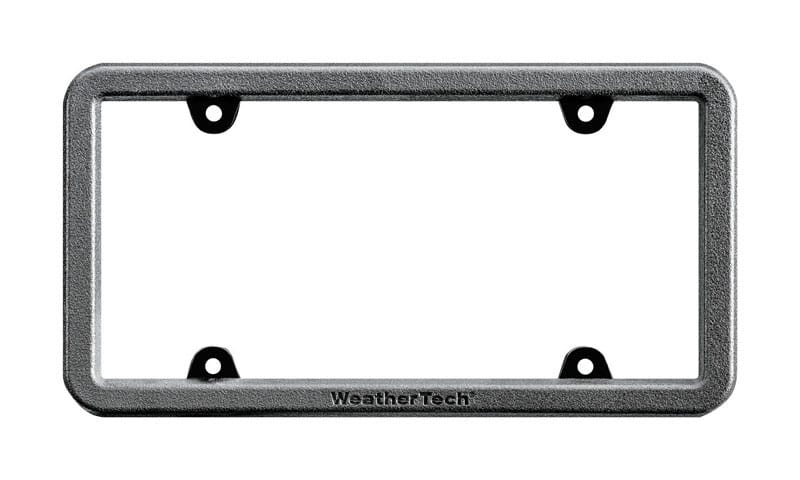 Weathertech 8ALPBF1 Black Polycarbonate License Plate Bumper Frame