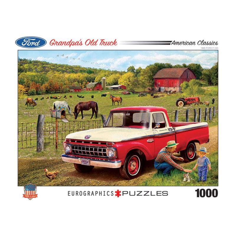 Eurographics 6000-5467 Grandpa's Old Truck Puzzles Multicolored 1000 pc