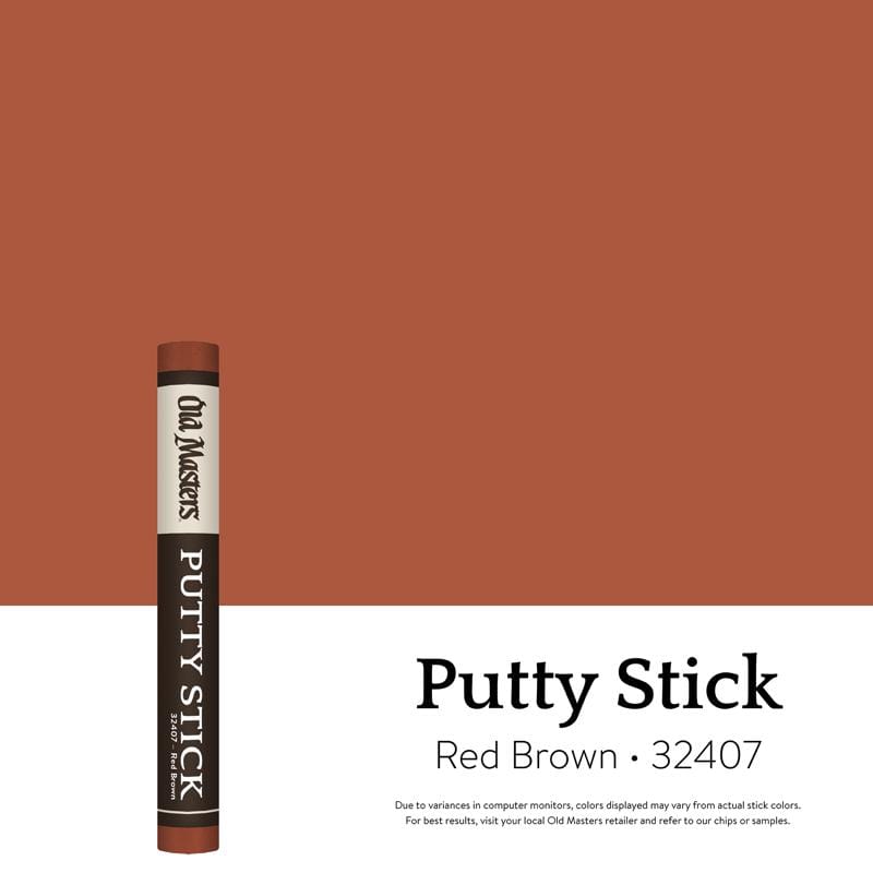 Old Masters 32407 Red Brown Putty Stick 0.5 oz