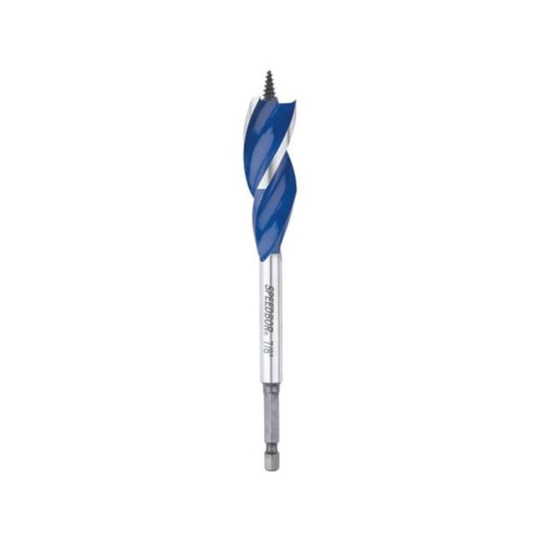 Irwin 3041005 Speedbor 7/8 in. X 6 in. L Carbon Steel Wood Boring Bit Quick-Change Hex Shank 1 pc
