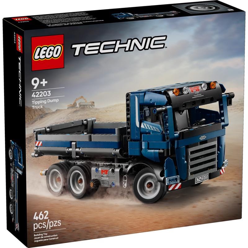 Lego 42203 Technic Tipping Dump Truck Building Set Multi 462 pc