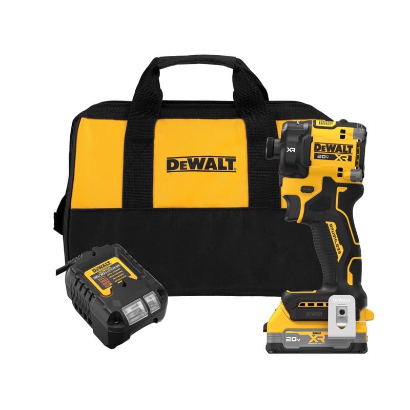 Dewalt DCF870E1 20V MAX XR 1/4 in. Cordless Brushless Hydraulic Impact Driver Kit (Battery & Charger)
