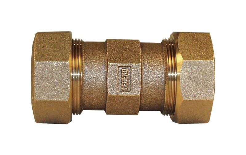 Legend Valve 313-154NL 3/4 in. Compression Pattern X 3/4 in. D Compression Bronze Coupling
