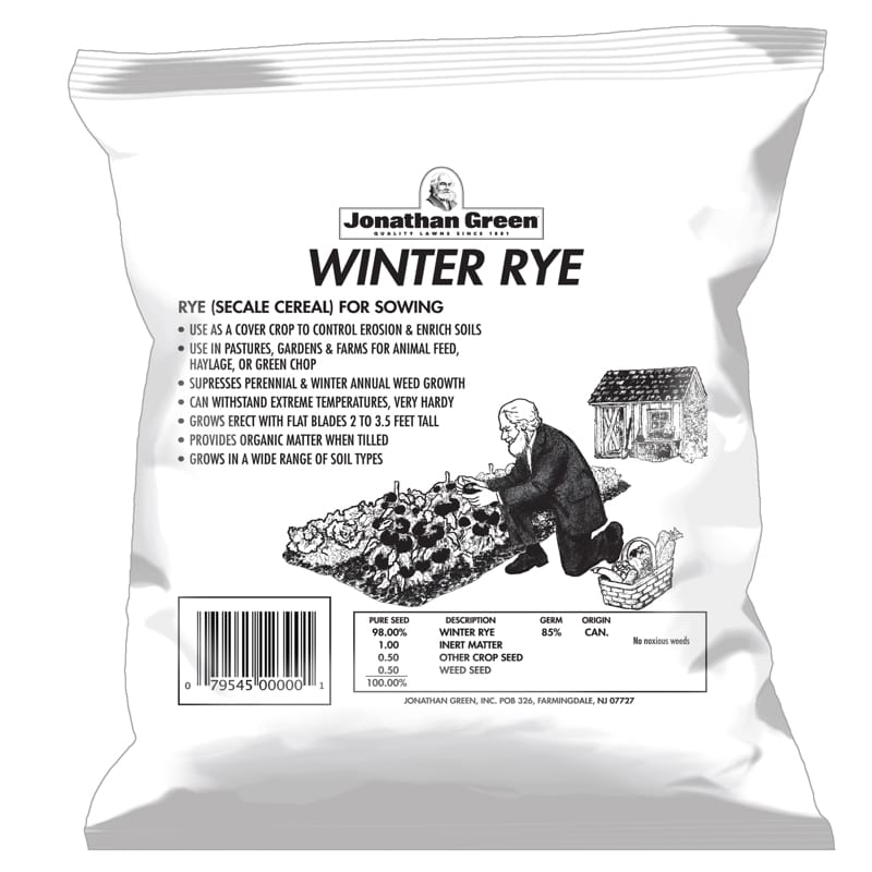 Jonathan Green 12391 Winter Rye Annual Ryegrass Full Sun Grass Seed 5 lb