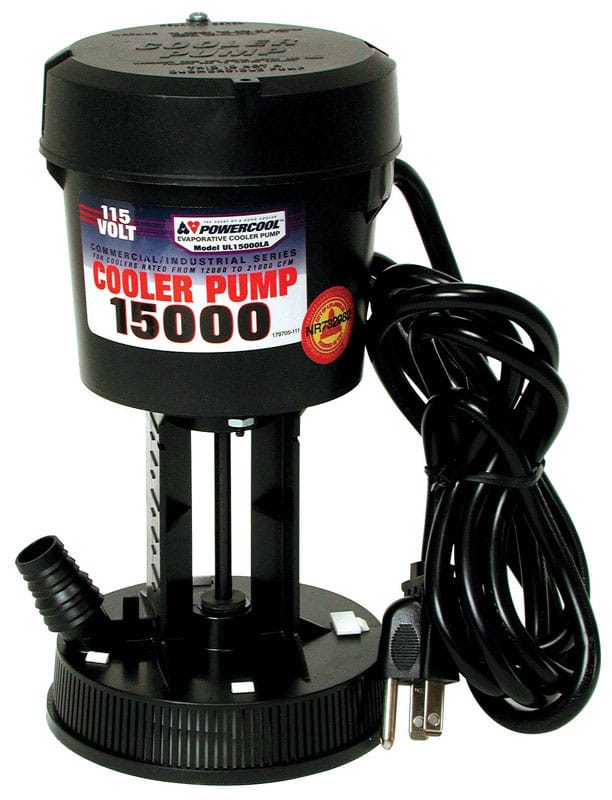 Dial 1387 Powercool 8-1/2 in. H X 4-1/2 in. W Black Plastic Evaporative Cooler Pump