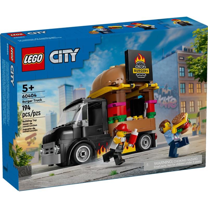 Lego 60404 City Burger Truck Building Set Multicolor 194 pc