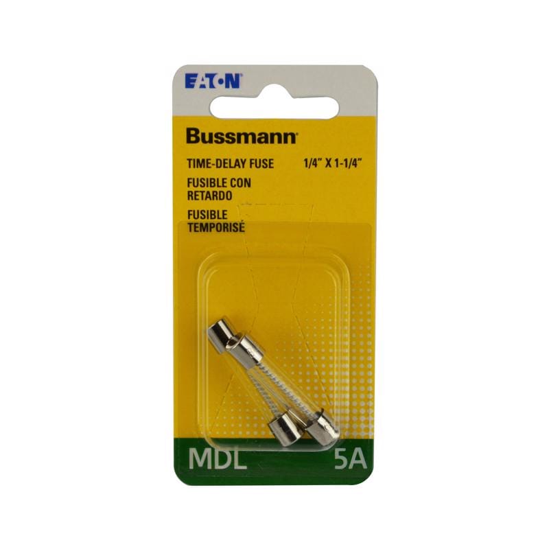 Bussmann BP/MDL-5 5 amps Time Delay Fuse 2 pk