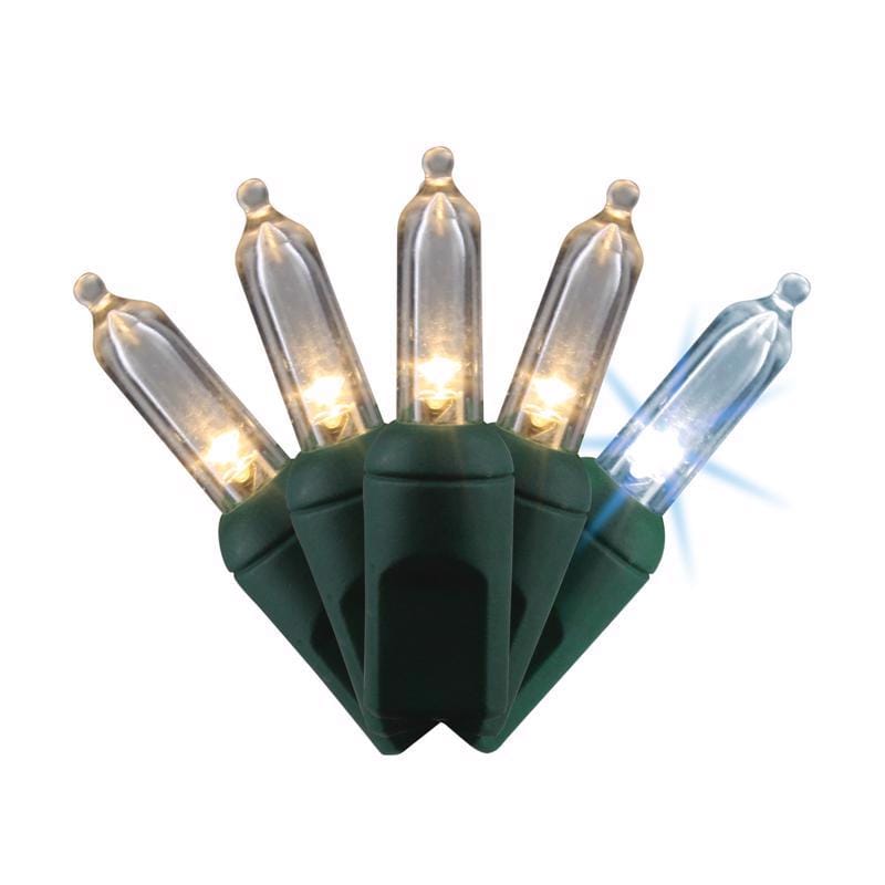 Celebrations T550WWSA Platinum LED T5 Warm White 50 ct String Christmas Lights 25 ft.