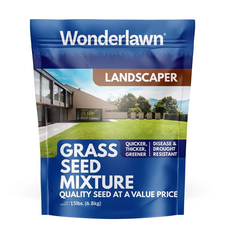 Barenbrug 46615 Wonderlawn Mixed Sun or Shade Grass Seed 15 lb