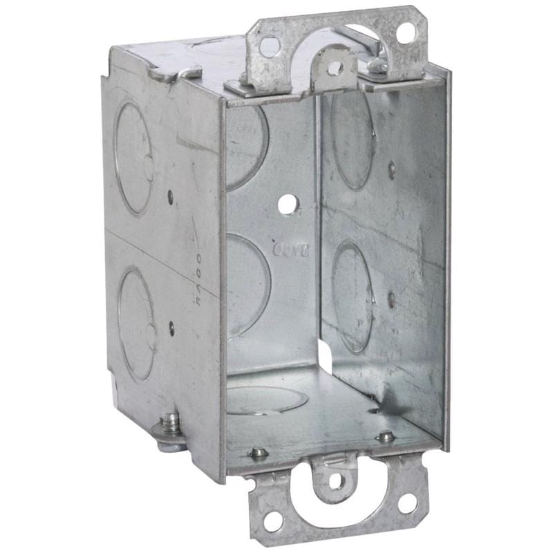 Southwire G602-UPC New and Old Work Rectangle Steel 1 gang Switch Box