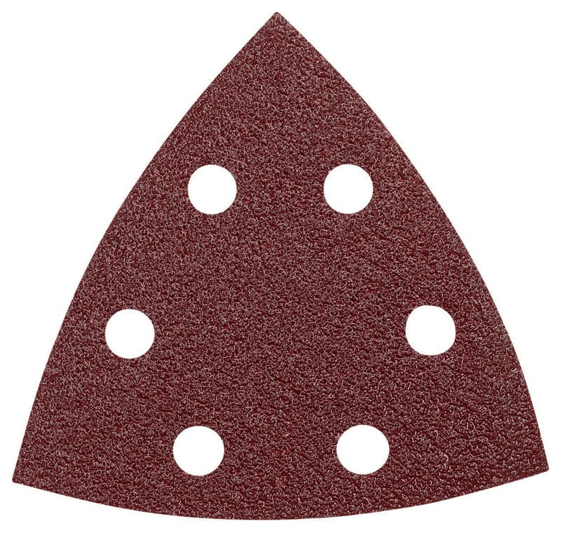 Bosch SDTR060 3-1/2 in. L X 3.75 in. W 60 Grit Aluminum Oxide Detail Sanding Triangle 5 pk