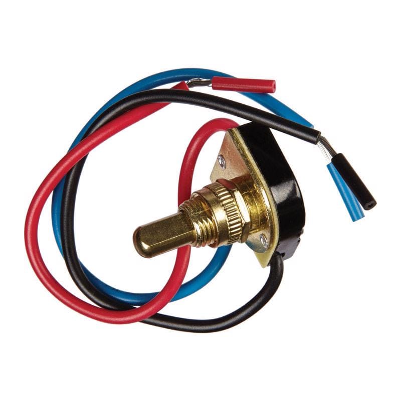 Jandorf 61213 6 amps Single Pole or 3-way Push Button Appliance Switch Brass 1 pk