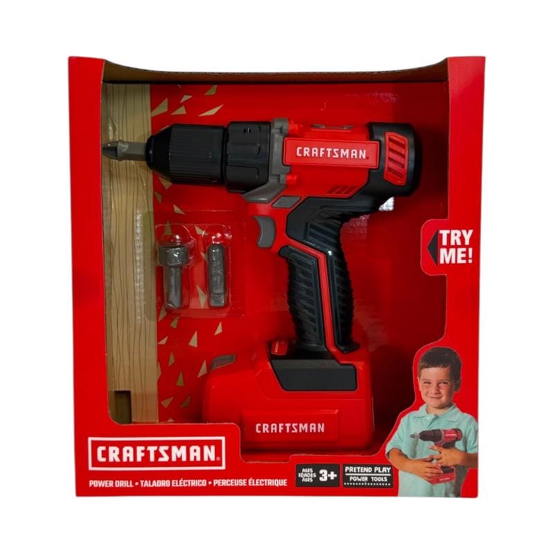 Red Toolbox 20738LW Craftsman Power Drill Toy