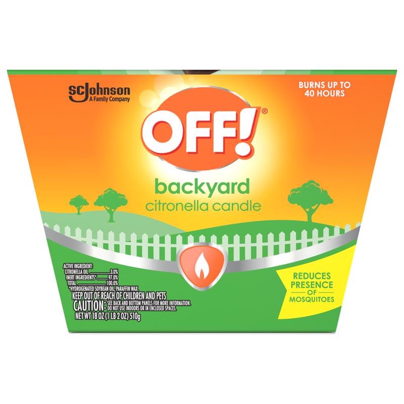 Off! 70801 Citronella Candle Solid 18 oz