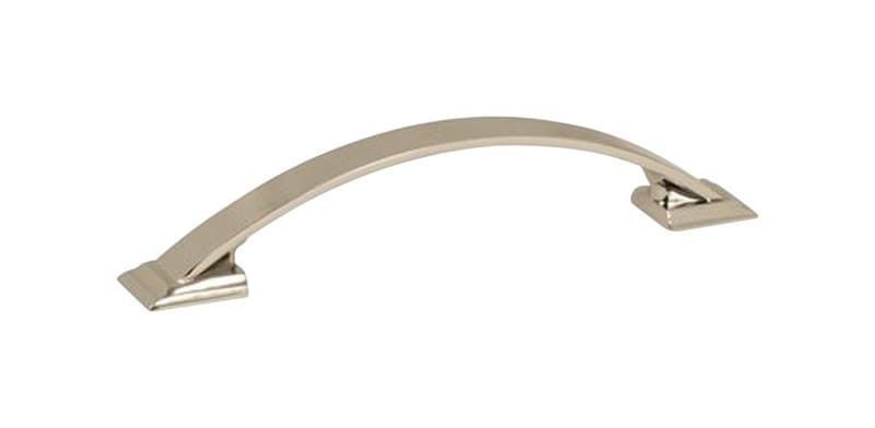 Amerock 2000696 Candler Transitional Arch Cabinet Pull 3-3/4 in. Polished Nickel Silver 1 pk