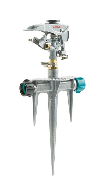 Gilmour 816703-1011 Metal Spike Base Impulse Sprinkler 5800 sq ft 1 pk