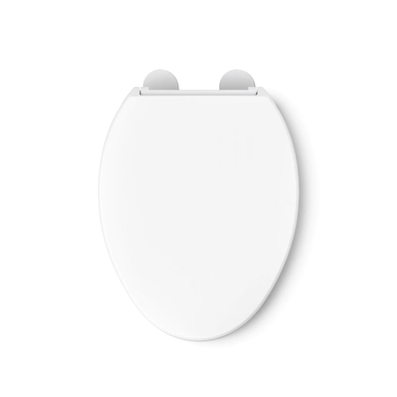 Kohler 25875-0 Hyten Slow Close Elongated White Plastic Toilet Seat