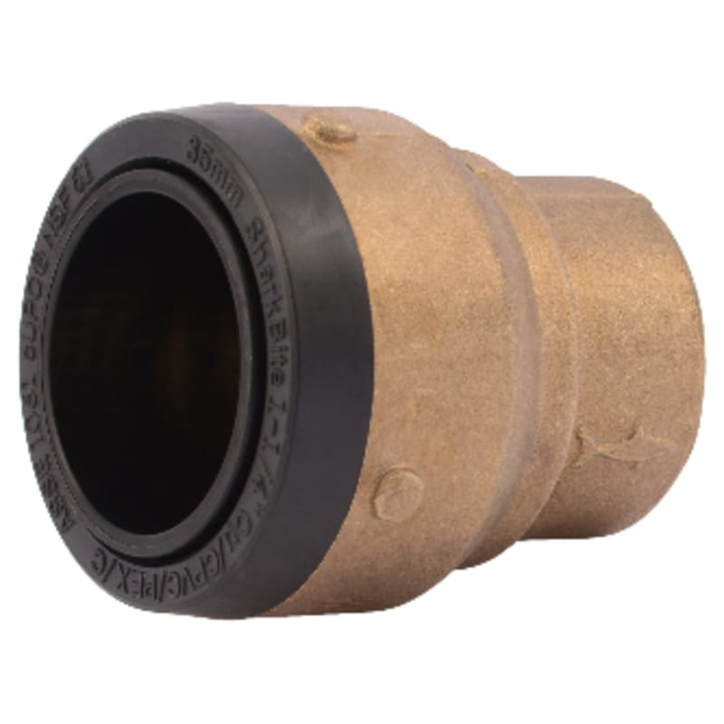 Sharkbite UXL0435 Push to Connect 1-1/4 in. 1-1/4 in. D End Cap