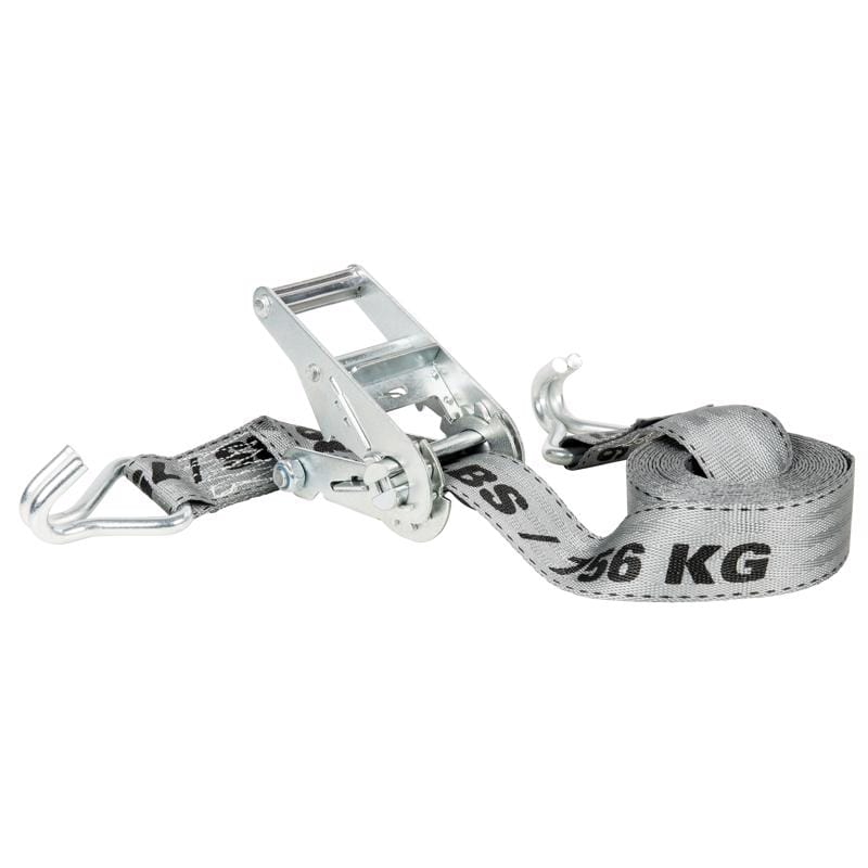 Keeper 89519 1-3/4 in. W X 15 ft. L Black/Gray Tie Down w/Ratchet 1666 lb 1 pk