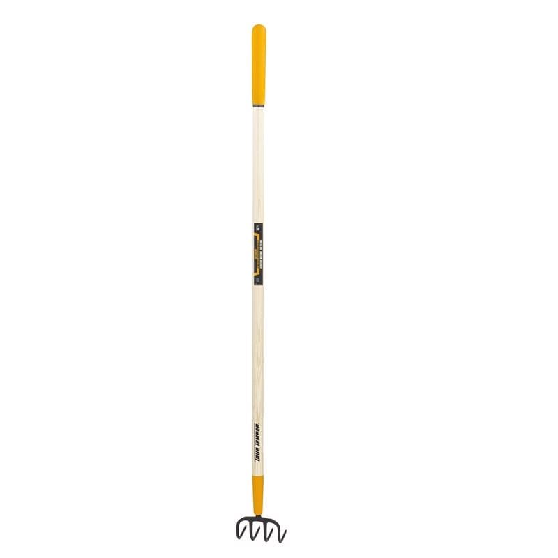 True Temper 2862100 4 Tine Steel Cultivator 54 in. Wood Handle