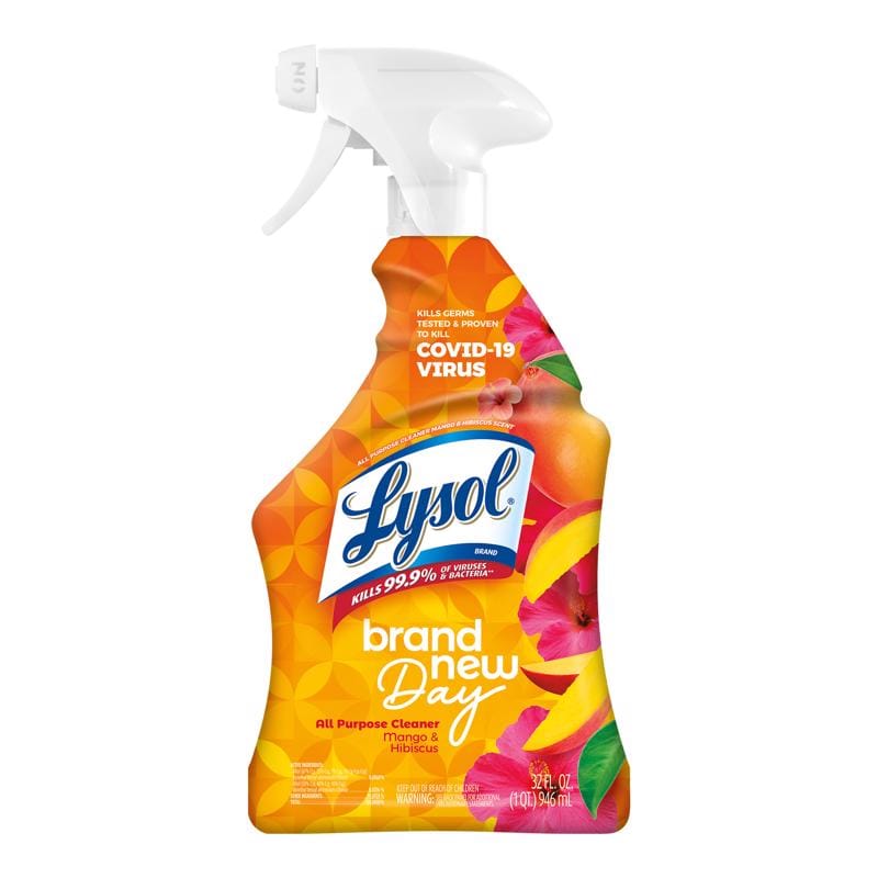 Lysol 1920098772 Brand New Day Mango & Hibiscus Scent Disinfectant 32 oz