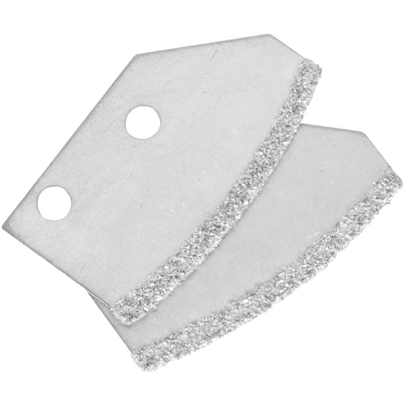 Qep 75011 1.13 in. H X 0.13 in. W X .03 in. L Carbide Grit Grout Removal Tool Blade 2 pk