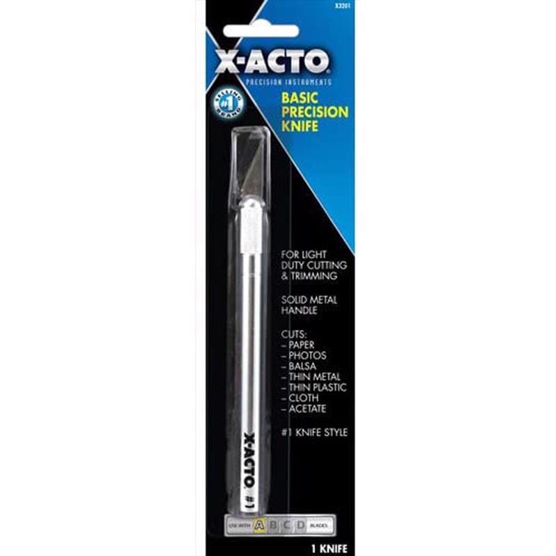 X-Acto XWA3201E 9 in. #1 Precision Knife Silver 1 pk