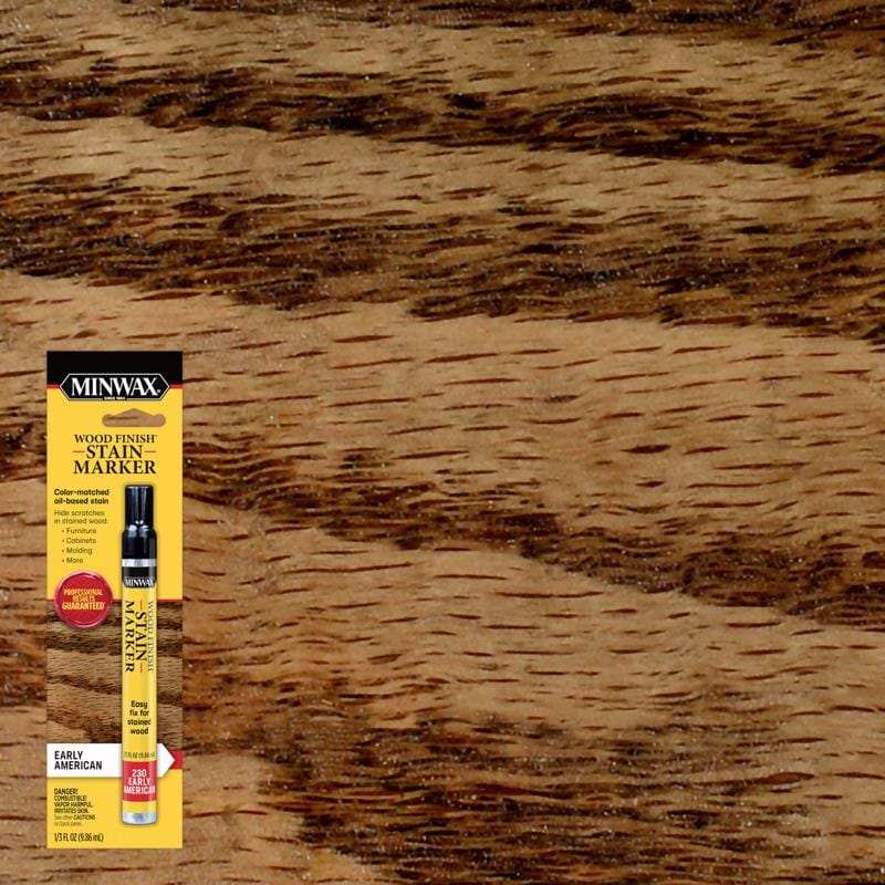 Minwax 63485000 Wood Finish Stain Marker Semi-Transparent Early American Oil-Based Stain Marker 1/3 oz
