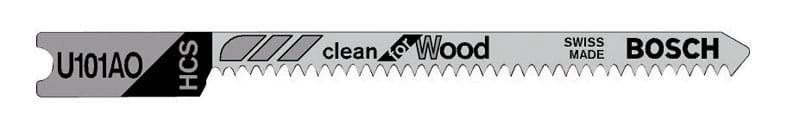 Bosch U101AO3 2-3/4 in. High Carbon Steel U-Shank Jig Saw Blade 20 TPI 3 pk