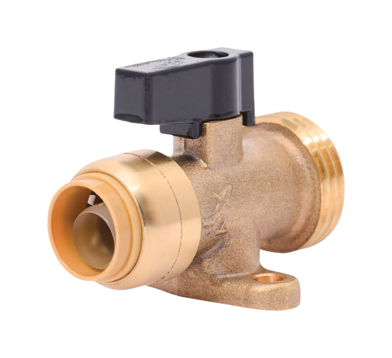 Sharkbite 25559LF 3/4 in. PTC X 1/2 in. MHT Brass Washing Machine Valve