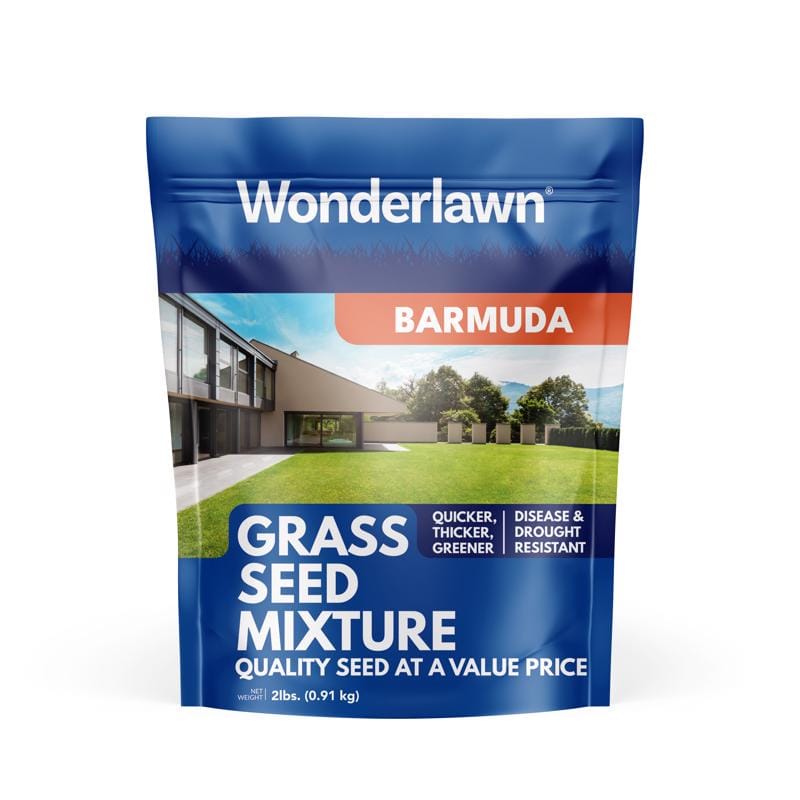 Barenbrug BERMH2ACE00 Wonderlawn Bermuda Grass Full Sun Grass Seed 2 lb