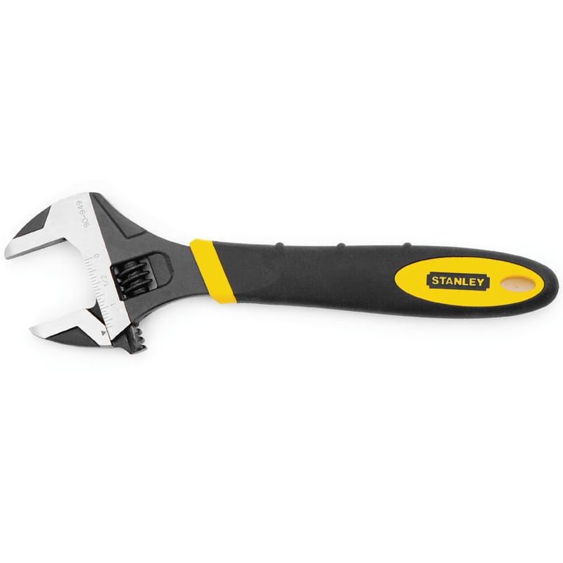 Stanley 90-949 MaxSteel Metric and SAE Adjustable Wrench 10 in. L 1 pc