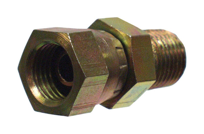 Apache 39004375 Steel 1/2 in. D X 1/2 in. D Hydraulic Adapter