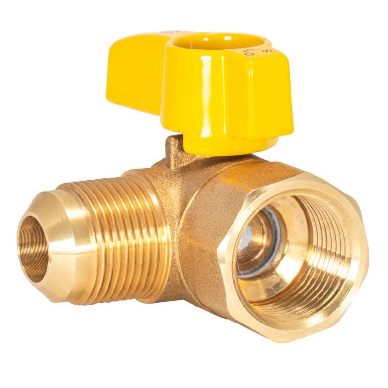 Eastman 60029B Magne Flo 5/8 in. Brass Push Fit Ball Valve T-Handle For Gas