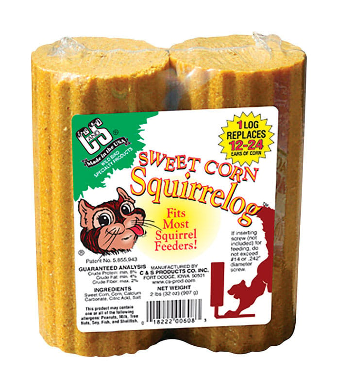 C&S Products 100214223 Squirrelog Squirrel and Critter Food 32 oz