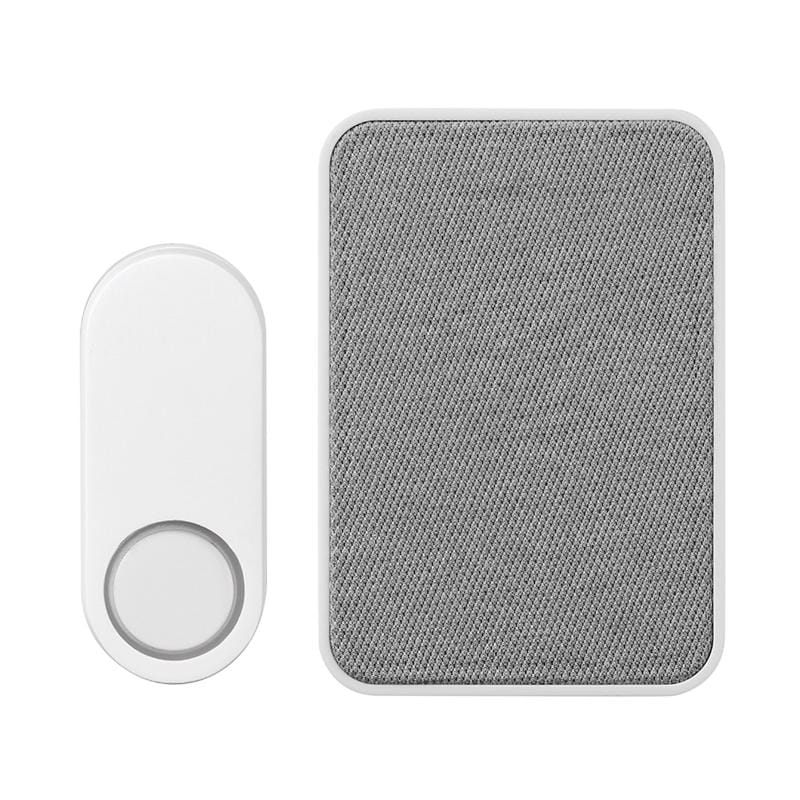 Heath Zenith 18000153 Gray/White Plastic Wireless Doorbell Kit