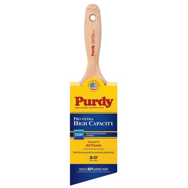 Purdy 145424730 Pro-Extra High Capacity 3 in. Stiff Angle Paint Brush