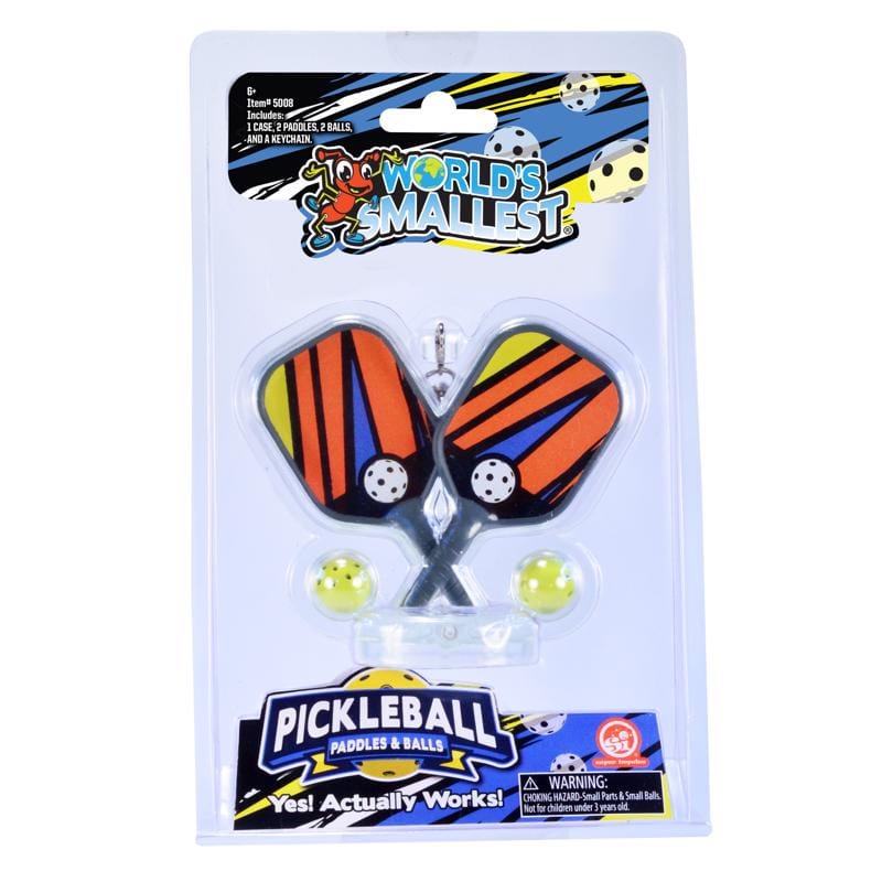 Worlds Smallest 5008 World's Smallest Pickleball Multicolored