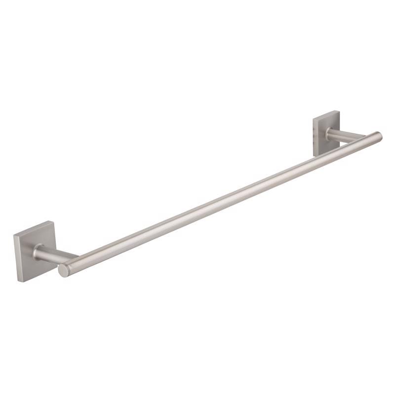 Oakbrook Collection BH-OB5024BN Brushed Nickel Towel Bar 24 in. L Die Cast Zinc