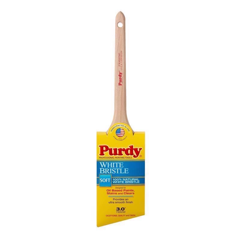 Purdy 145024430 White Bristle Adjutant 3 in. Soft Angle Trim Paint Brush