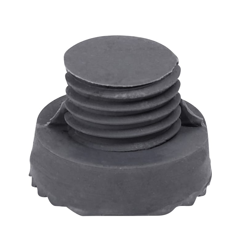 Tell DT100075 15/16 in. D X 11/16 in. L Matte Black Nylon/Rubber Kickdown Holder Tip 1 pc