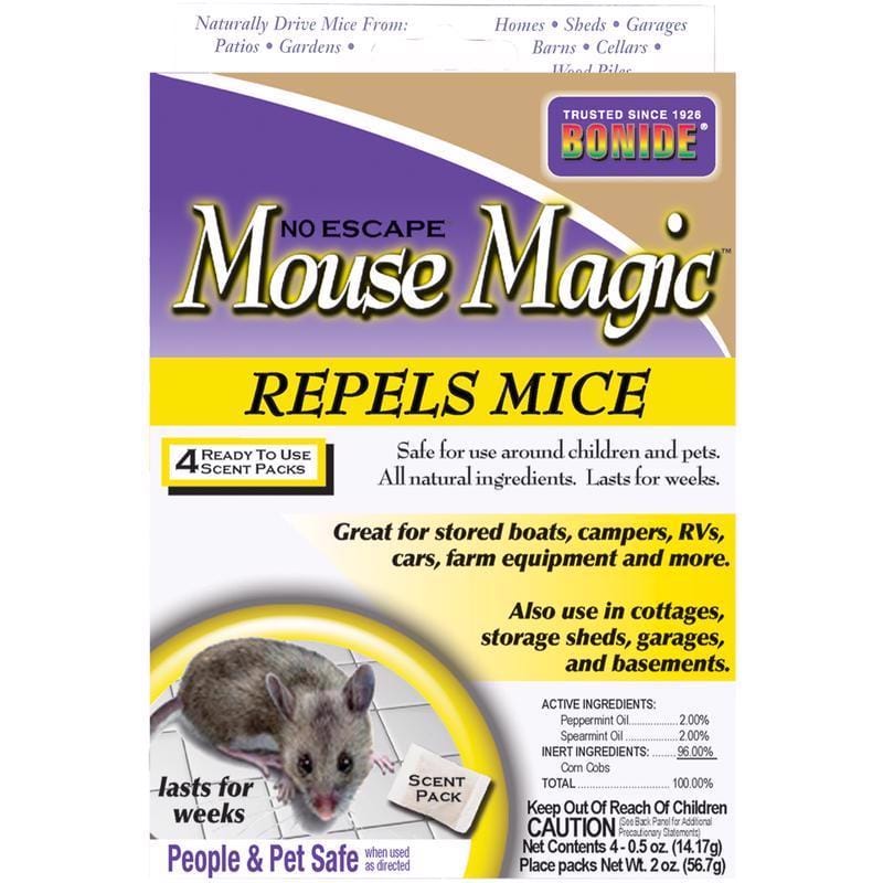 Bonide 865 Mouse Magic Animal Repellent Scent Pouch For Mice 4 pk