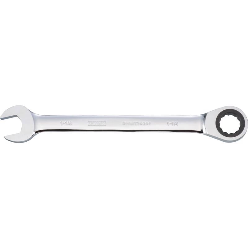 Dewalt DWMT75231OSP 1-1/4 in. X 1-1/4 in. SAE Ratcheting Combination Wrench 16-23/32 in. L 1 pc