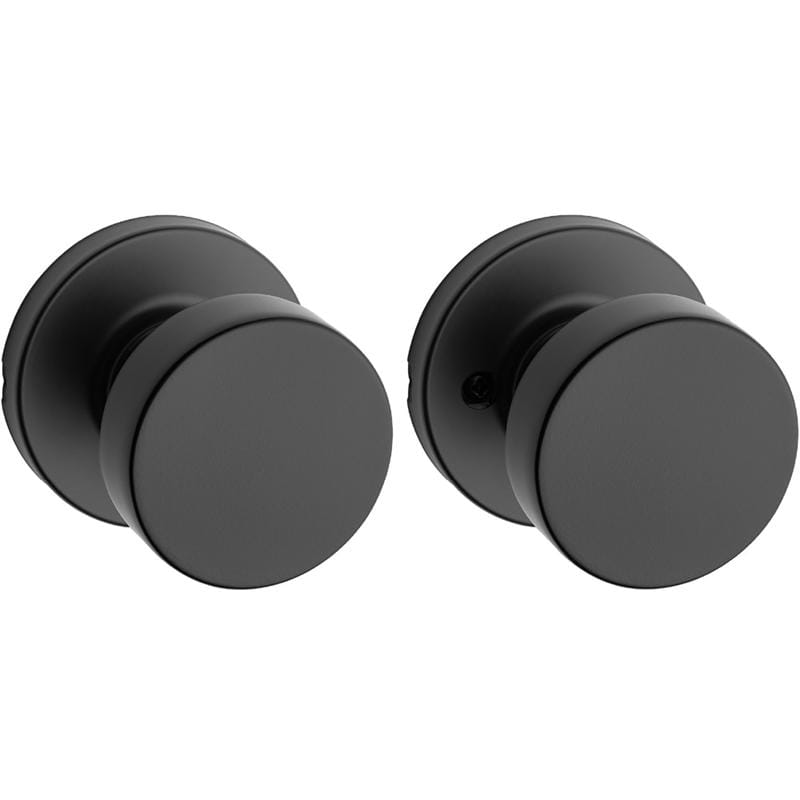 Kwikset 97200-887 Signature Series Pismo Matte Black Knob