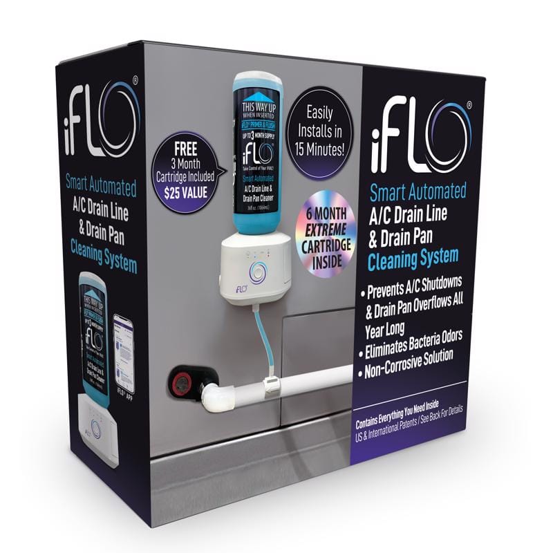 Air Innovations IFLOXTRMKIT01 iFLO A/C Drain Line Cleaner Kit 36 fl. oz. Liquid
