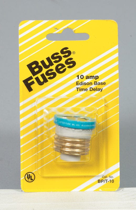 Bussmann BP/T-10 10 amps Time Delay Plug Fuse 1 pk