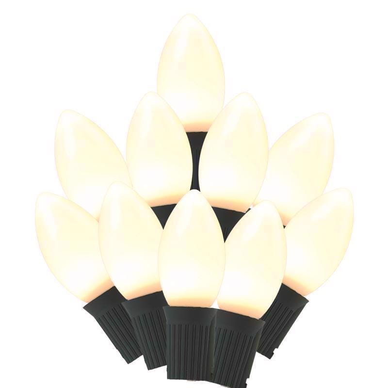 Celebrations RC925OWWA Classic LED C9 White 25 ct String Christmas Lights 24 ft.