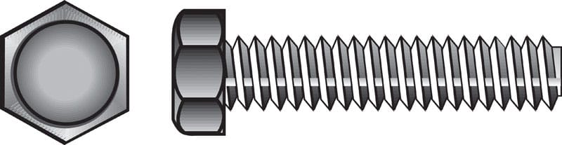 Hillman 221002 1/4 in. D X 1-1/2 in. L Zinc Plated Steel Hex Tap Bolt 1 pk